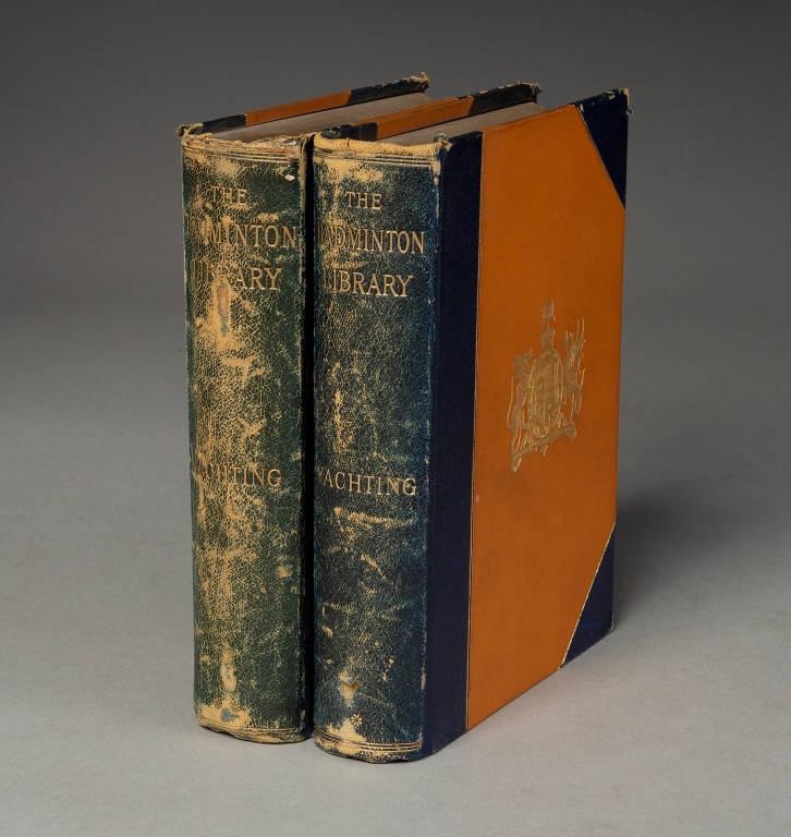 BOOKS - YACHTING, 1895: The Badminton Library of Sports & Pastimes, YACHTING, 2 volumes. Published by, Longmans, Green, and Co., London, 1895. Abundantly illustrated.