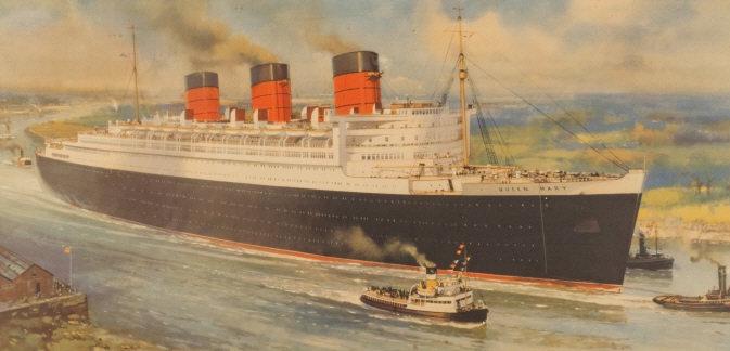 Vintage Advertising Poster, Cunard White Star (1 of 5)