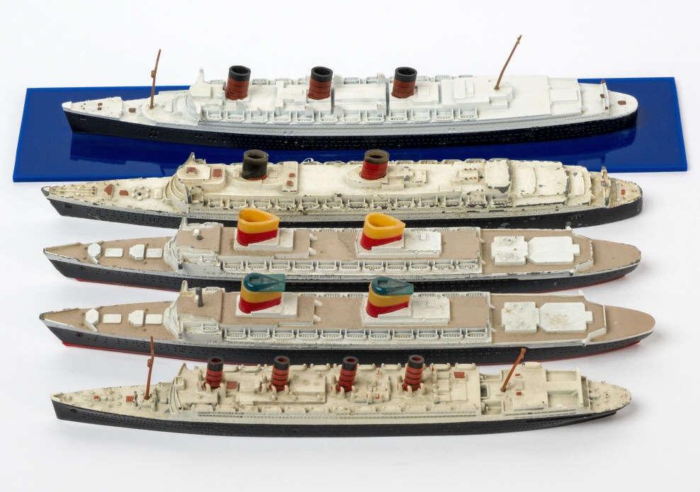 Vintage Miniature Models of Passenger Ships (1 of 3)