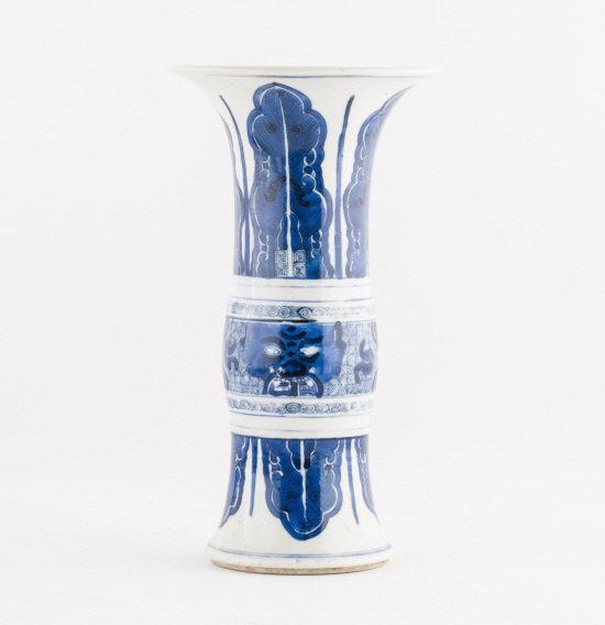 Chinese Blue & White Porcelain Beaker, 19th C. (1 of 11)