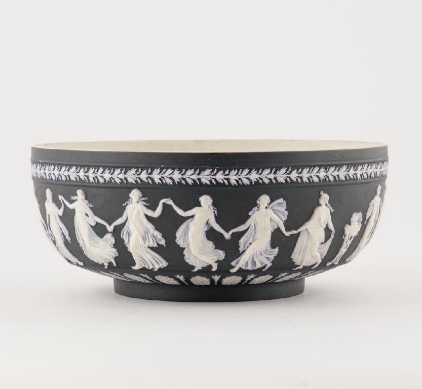 Wedgwood Black Jasperware Porcelain Bowl (1 of 8)