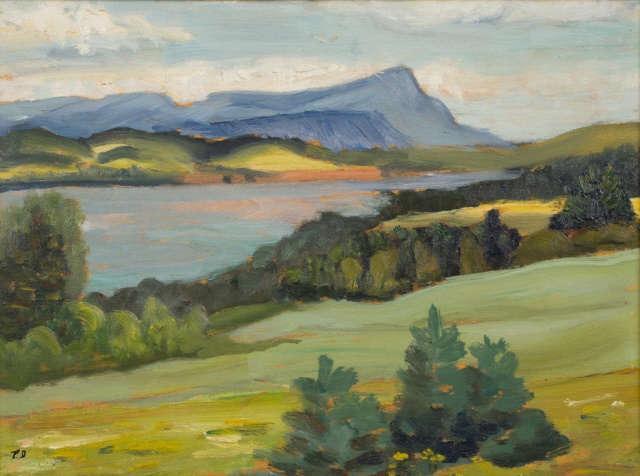 Landscape, Oil On Board (1 of 5)