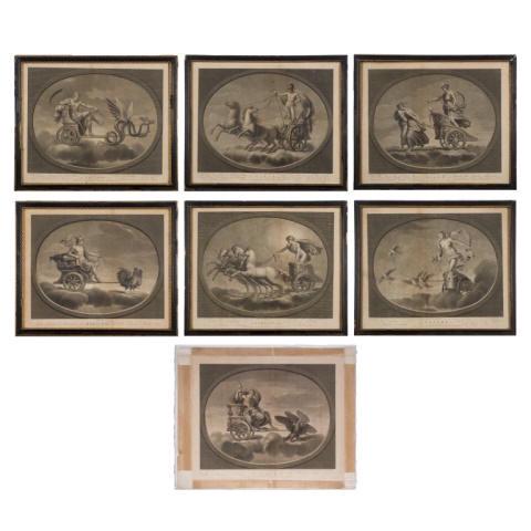 Pietro BONATO, Chariots of Gods, Early Etchings (1 of 20)