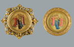 Liturgical Painted Wood Roundels