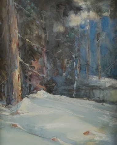 Canadian School, Forest View, Mixed Media (1 of 3)