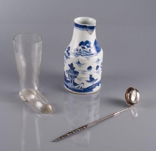 Georgian Toddy Ladle, Boot Glass & Jug (1 of 4)