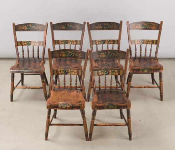 Set of Six Pennsylvania Chairs (1 of 8)