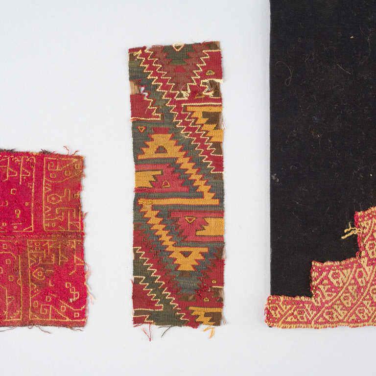 Pre-Columbian Textile Fragments, Peru (1 of 12)