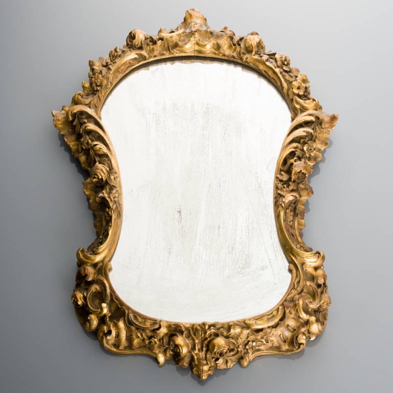 Rococo Inspired Wall Mirror, Circa 1860 (1 of 6)