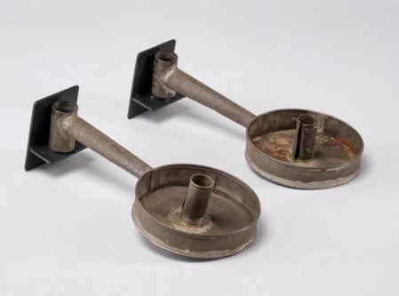 Pair Of Tin Candle Holders (1 of 6)