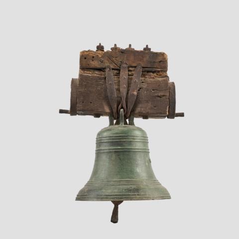 17TH C. OXFORD STATION BRONZE BELL (1 of 8)