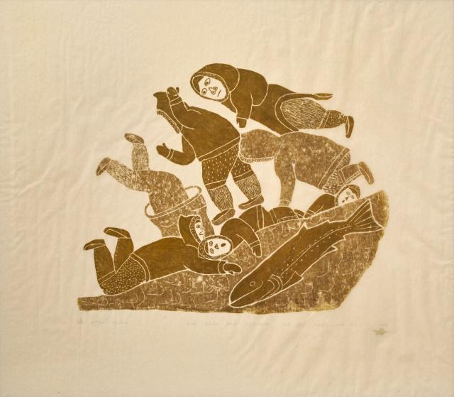INUIT SCHOOL, CHILDREN FALLING IN WATER (1 of 4)