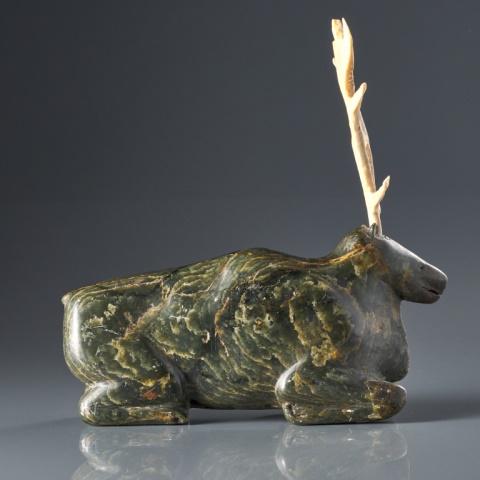 UNIDENTIFIED ARTIST, RESTING CARIBOU, INUKJUAK (1 of 7)