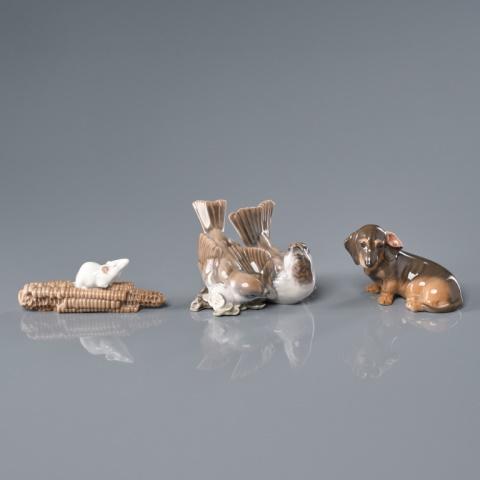 Three Royal Copenhagen Animal Figurines (1 of 8)