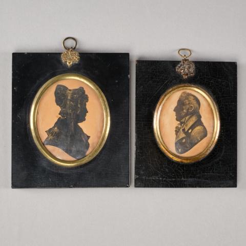 Pair of Silhouette Portraits (1 of 8)