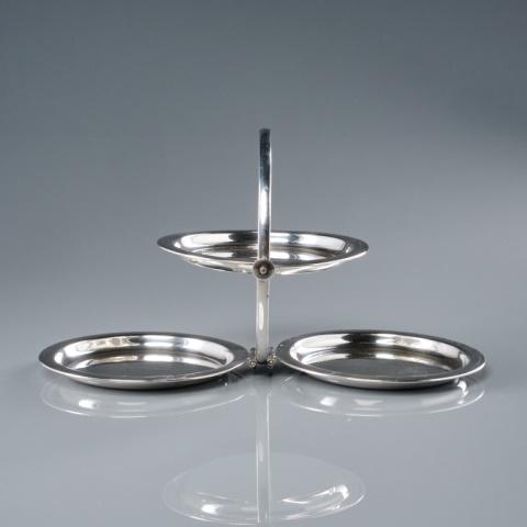 Asprey Silverplate Folding Cake Stand (1 of 5)