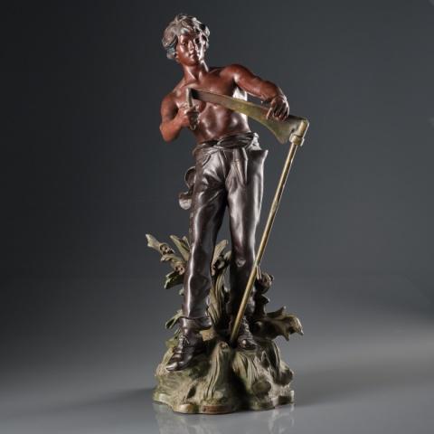 Large French Bronzed Figure (1 of 7)