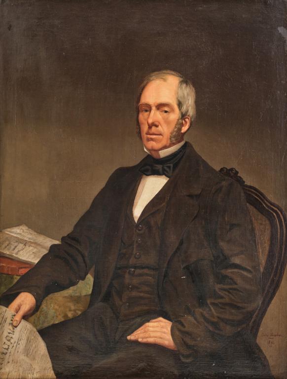 JULES HOUBAR, OIL ON CANVAS, PORTRAIT (1 of 4)
