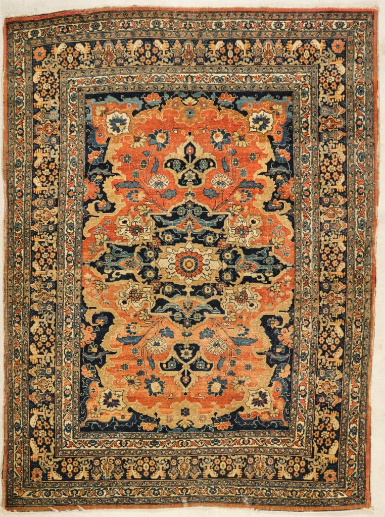 ANTIQUE PERSIAN FERAGHAN RUG (1 of 5)