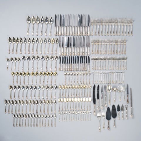 BIRKS STERLING LUNCHEON & DINNER SET (1 of 5)