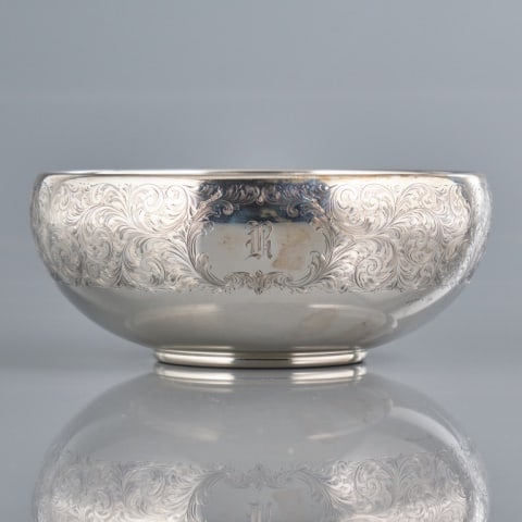 EARLY 20TH C. BIRKS STERLING SILVER CENTRE BOWL (1 of 9)