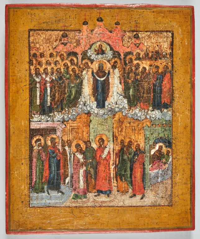 RUSSIAN ORTHODOX RELIGIOUS ICON (1 of 6)