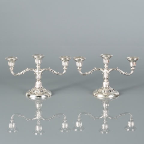 BIRKS STERLING SILVER CANDELABRA (1 of 8)
