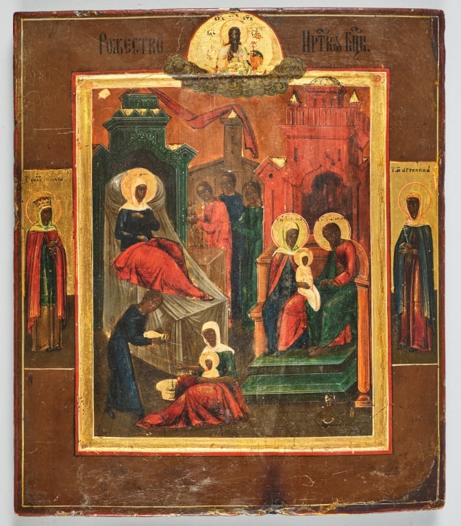 RUSSIAN ORTHODOX RELIGIOUS ICON (1 of 5)