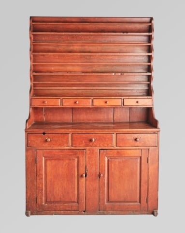 LANARK COUNTY PINE OPEN DISH DRESSER (1 of 10)