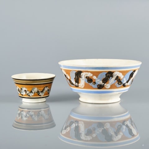 TWO MOCHAWARE BOWLS (1 of 7)