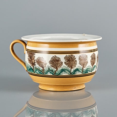 HANDLED MOCHAWARE POTTY BOWL (1 of 9)