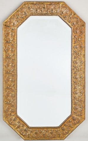 EARLY 20TH C. OCTAGONAL MIRROR (1 of 3)