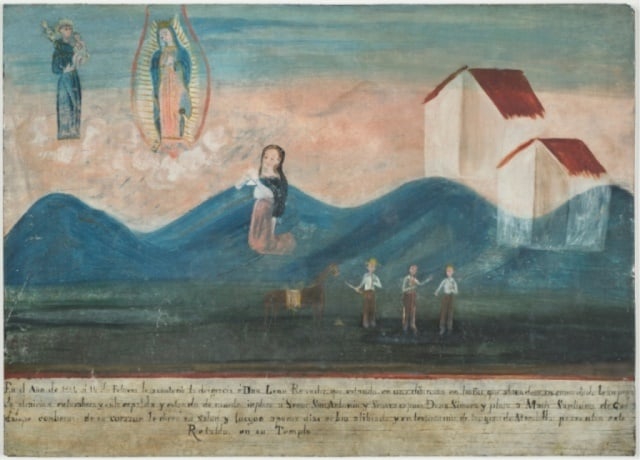 RARE 19TH CENTURY MEXICAN EX-VOTO (1 of 4)