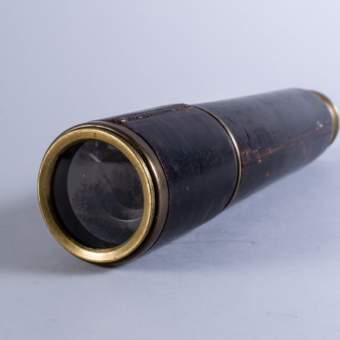 TWO BRASS SPYGLASSES (1 of 12)