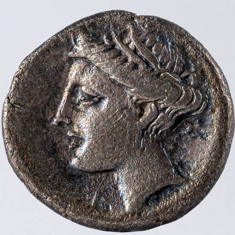 ANCIENT CORINTHIAN SILVER DRACHM (1 of 2)