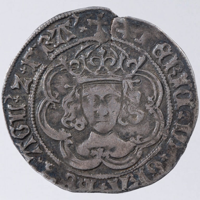 ENGLISH SILVER GROAT OF HENRY VII (1 of 2)