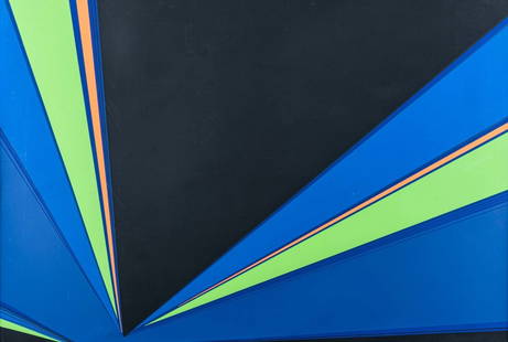 Rita LETENDRE (1928-2021) OC OQ OOnt RCA LLD: Night light, no. 24 of 35, silkscreen in colours, signed and titled lower right R. Letendre 71, unframed, 19 ¼” x 27 ½”. Provenance: Carleton University Art Gallery "Themes