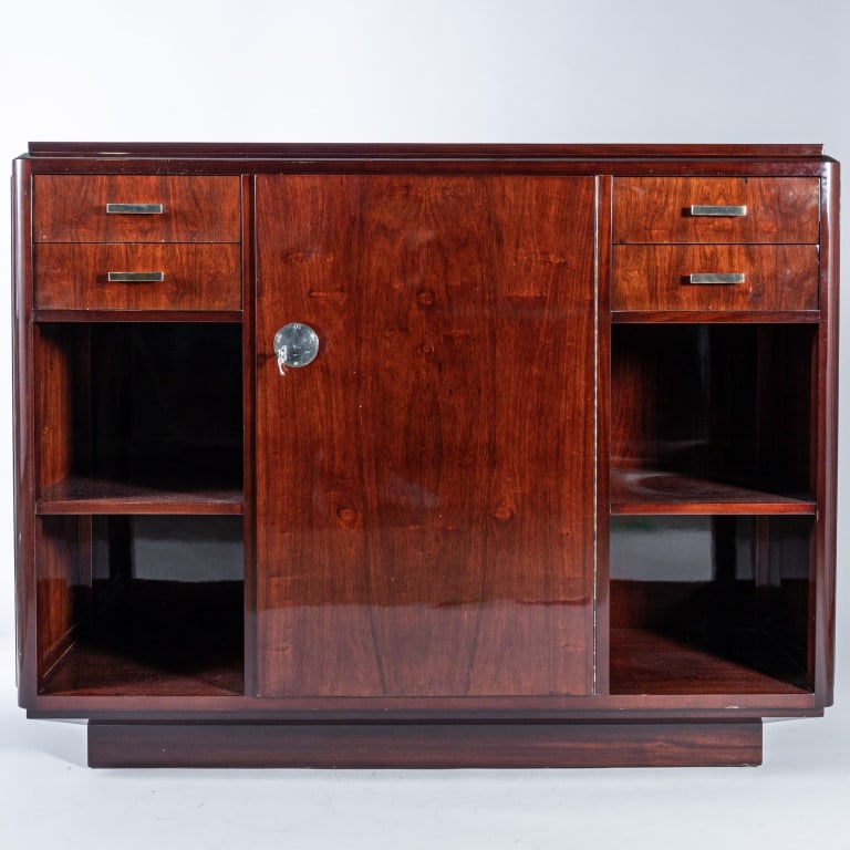 FINE ART DECO MAHOGANY BUFFET (1 of 9)