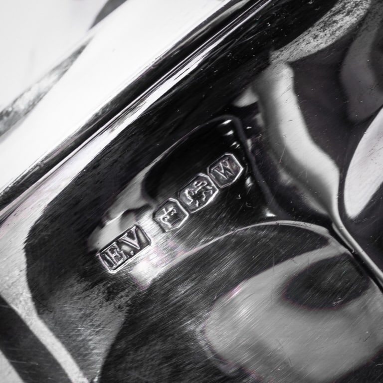 THREE-PIECE SILVER TEA SET - 2