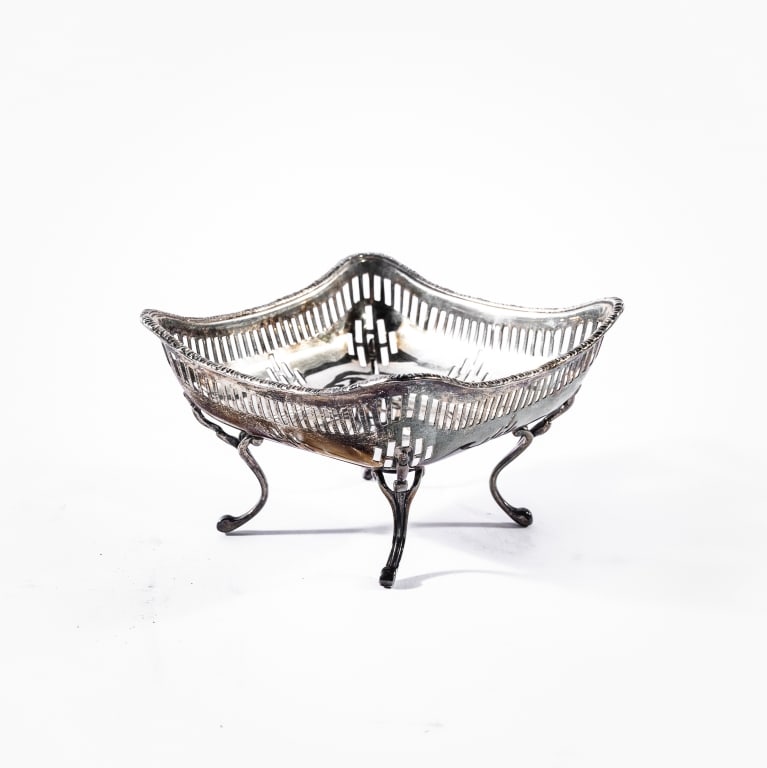 FOUR SILVER TABLE ACCESSORIES - 5