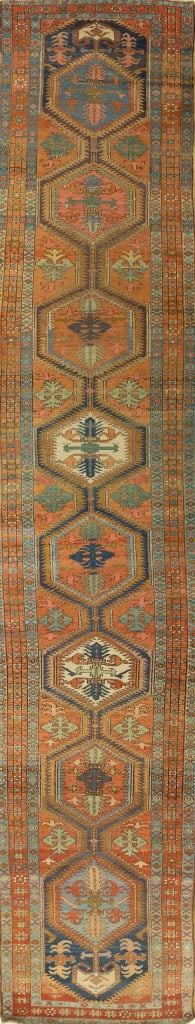 LONG ANTIQUE SERAB RUNNER - 2