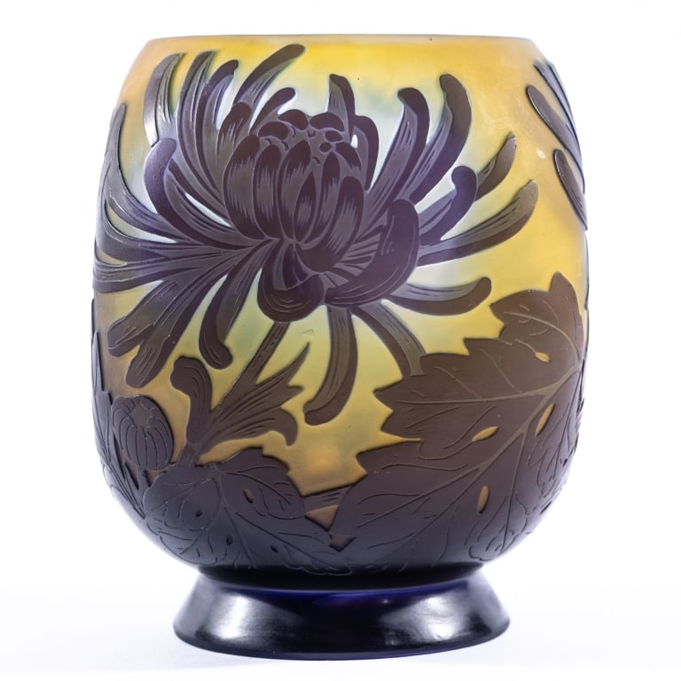 ÉMILE GALLÉ CHRYSANTHEMUM VASE (1 of 6)