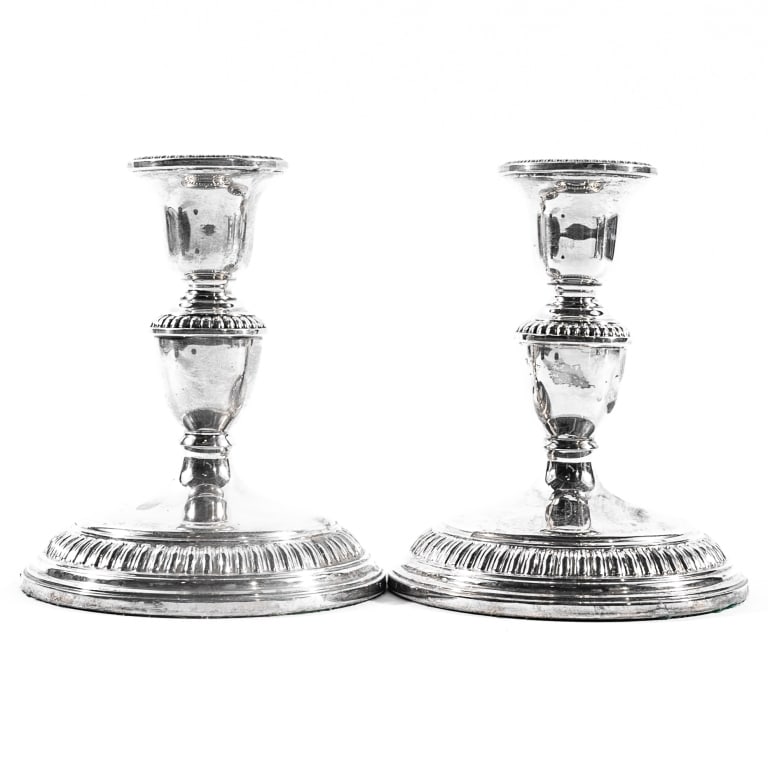 FOUR BIRKS STERLING CANDLESTICKS - 2