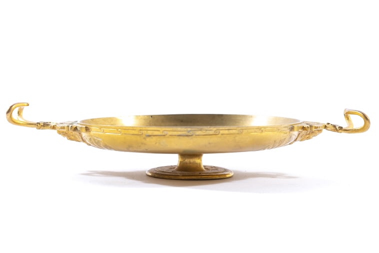 FRENCH BARBEDIENNE ORMOLU OPENWORK TRAY - 3