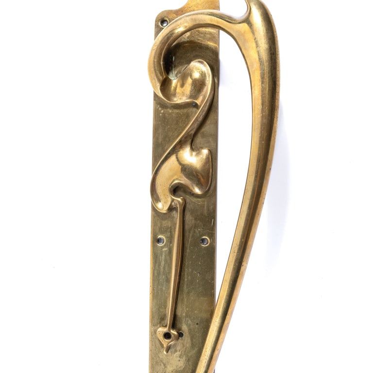 LARGE ART NOUVEAU DOORPULL - 2