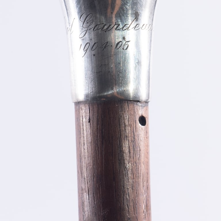 SIX SILVER-TIP WALKING STICKS - 3