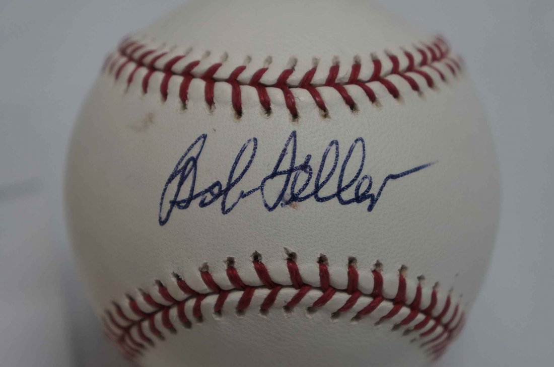 Bob Feller (reggie jackson Cert) Autographed Base ball (1 of 8)