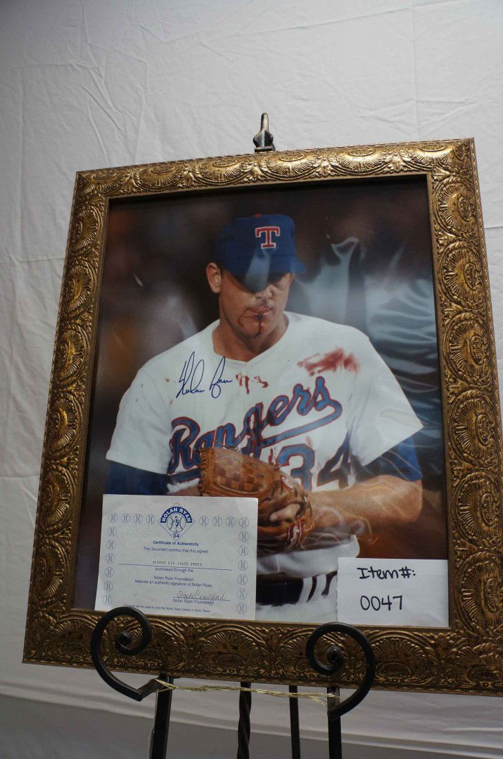 Nolan Ryan 16x20 "Bloody Lip" Photo (1 of 6)