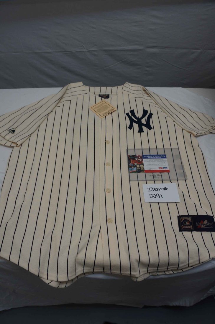 Whitey Ford Signed Yankees Jersey: Whitey Ford Signed Yankees Jersey PAS/DNA COA