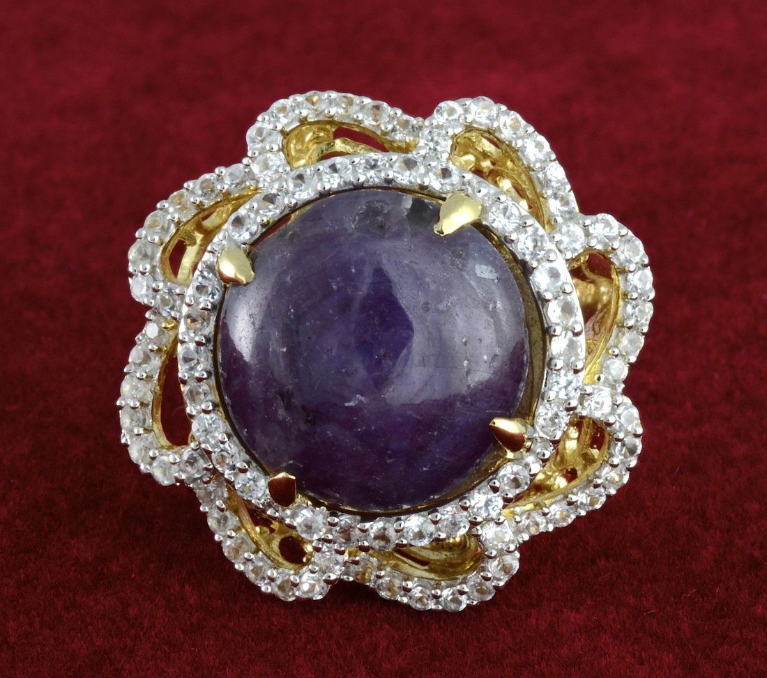Ruby & Sapphire Ring Appraised Value: $7,221 (1 of 3)